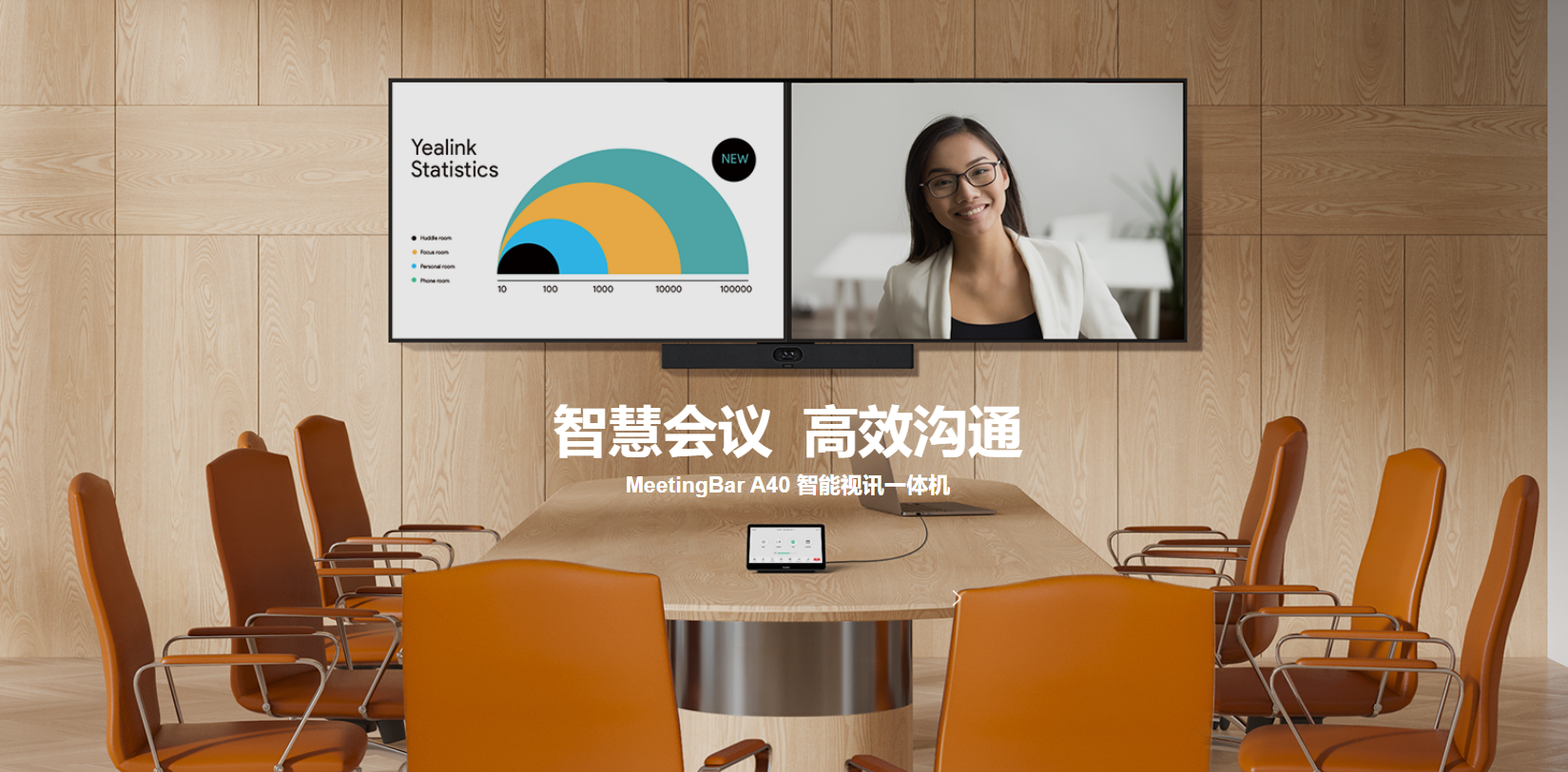 亿联发布MeetingBar A40，引领中小型会议室视频会议变革